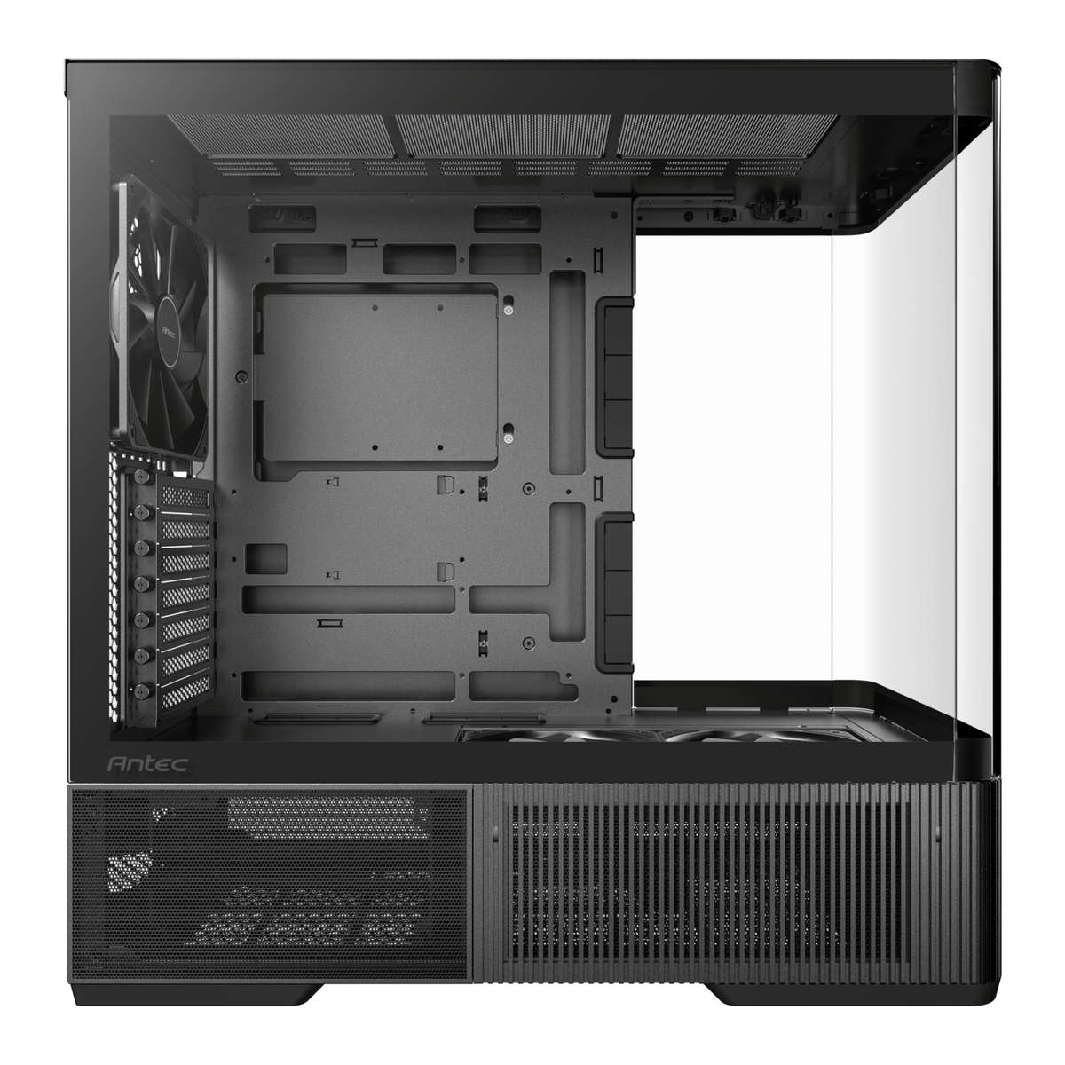 Antec C6 CURVED AIR ATX | Micro-ATX | ITX Mid-Tower Gaming Chassis - Black
