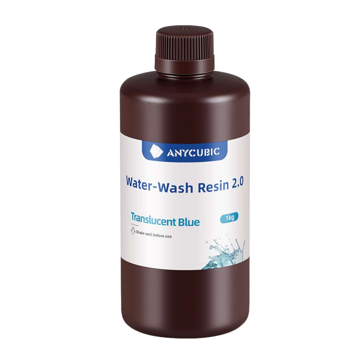Anycubic Water Wash Resin 2.0  Translucent Blue