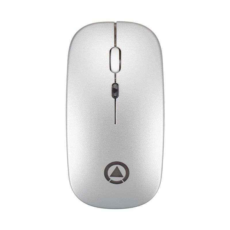 Yindiao A2 High Speed 2.4G Wireless Rechargeable Mouse - Metallic Silver