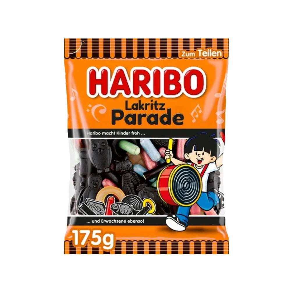 HARIBO Lakritz Parade | Liquorice Parade  175g