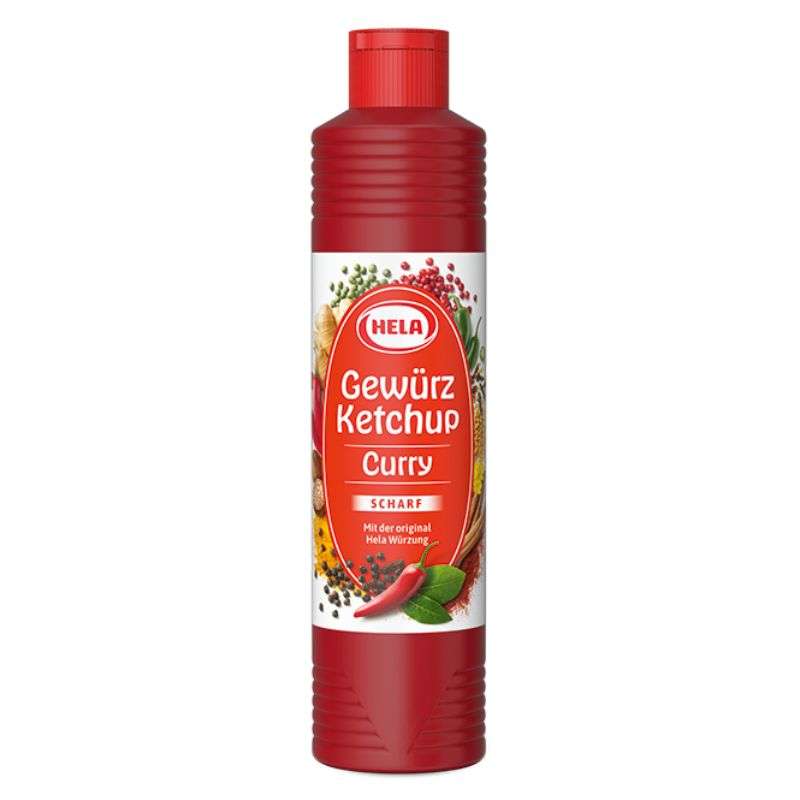 HELA Gewürz Ketchup | Curry Ketchup Hot - 800ml