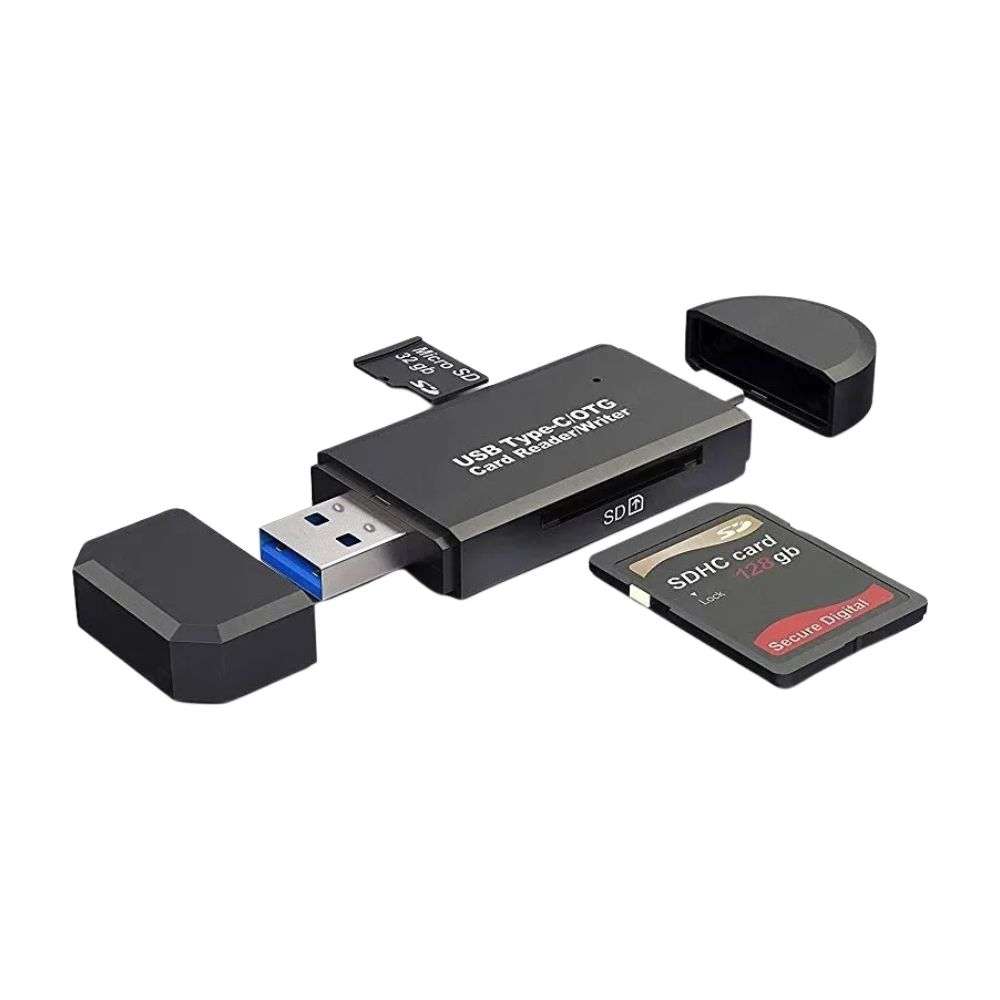 USB Type-C/OTG Card Reader/Writer for PC & Smartphones