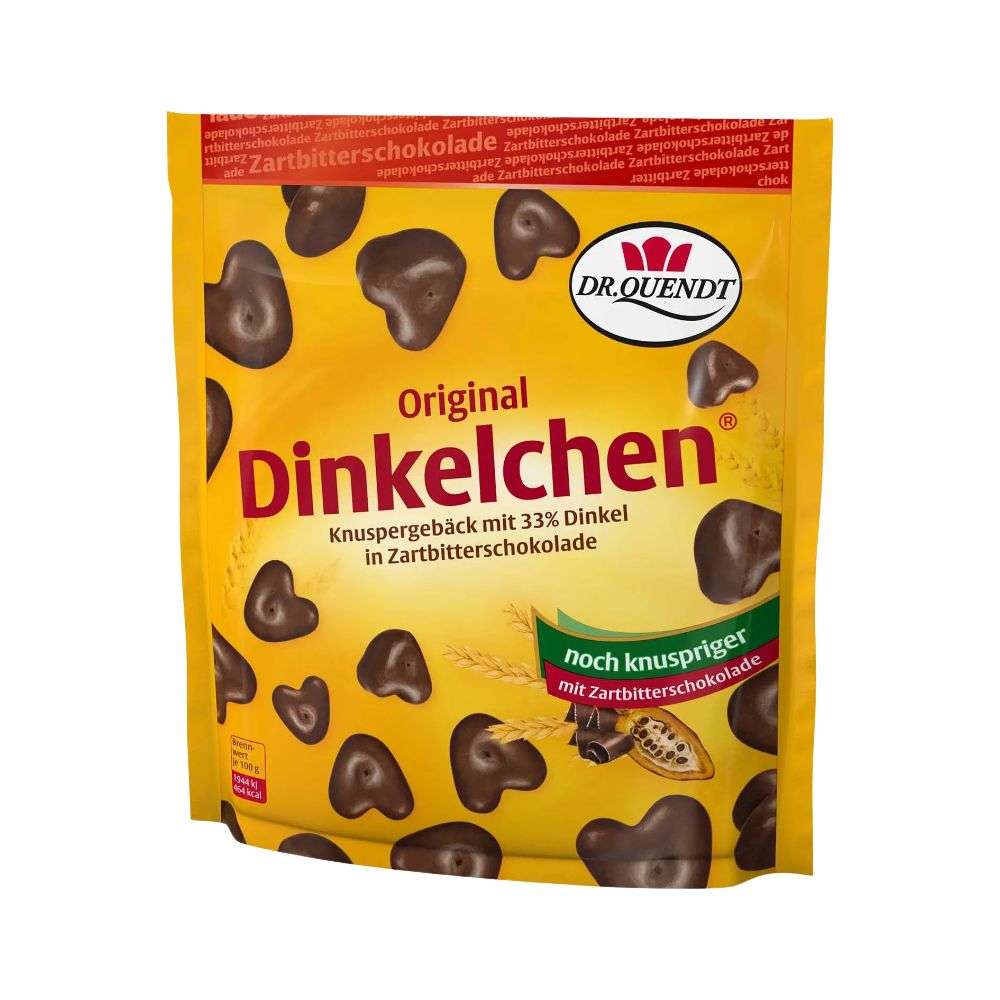 Dr. Quendt Dinkelchen | Dark Chocolate Spelt Biscuits - 85g (BB)