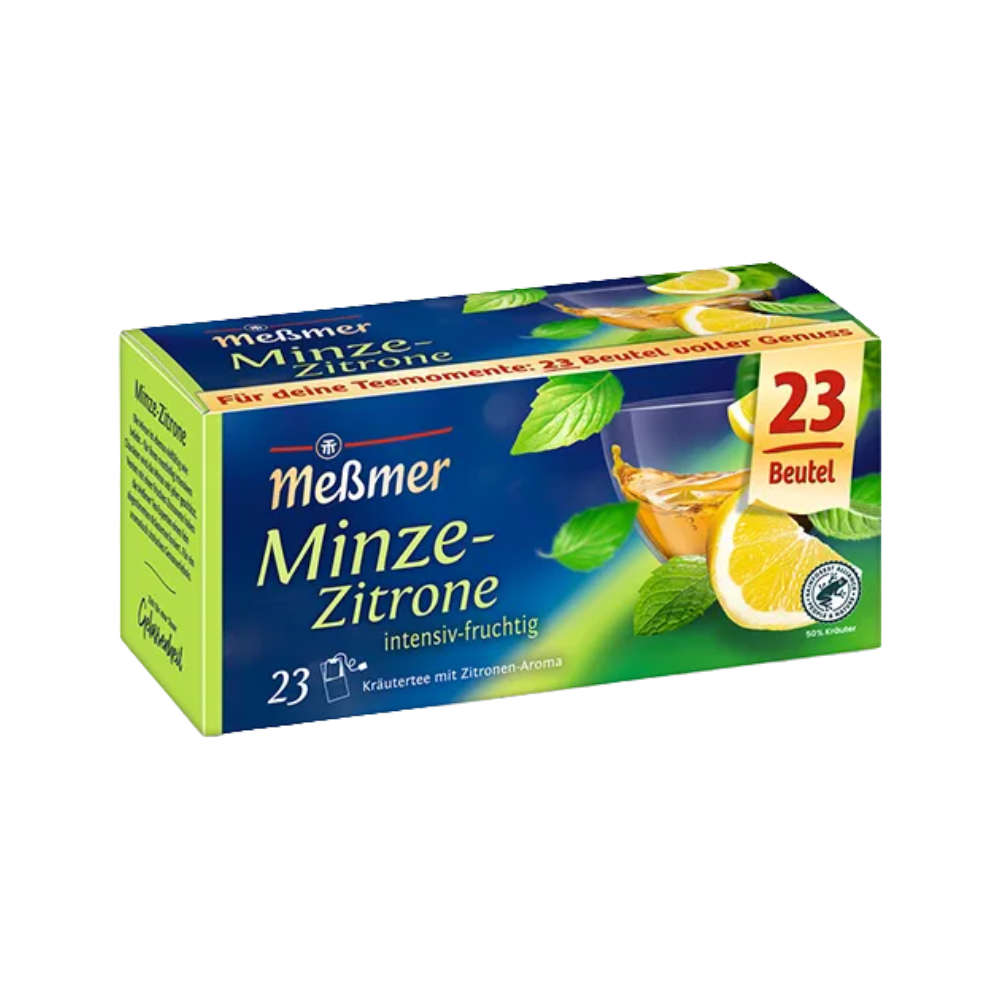Messmer Minze Zitrone | Mint & Lemon Herbal Tea - 23 bags (BB)