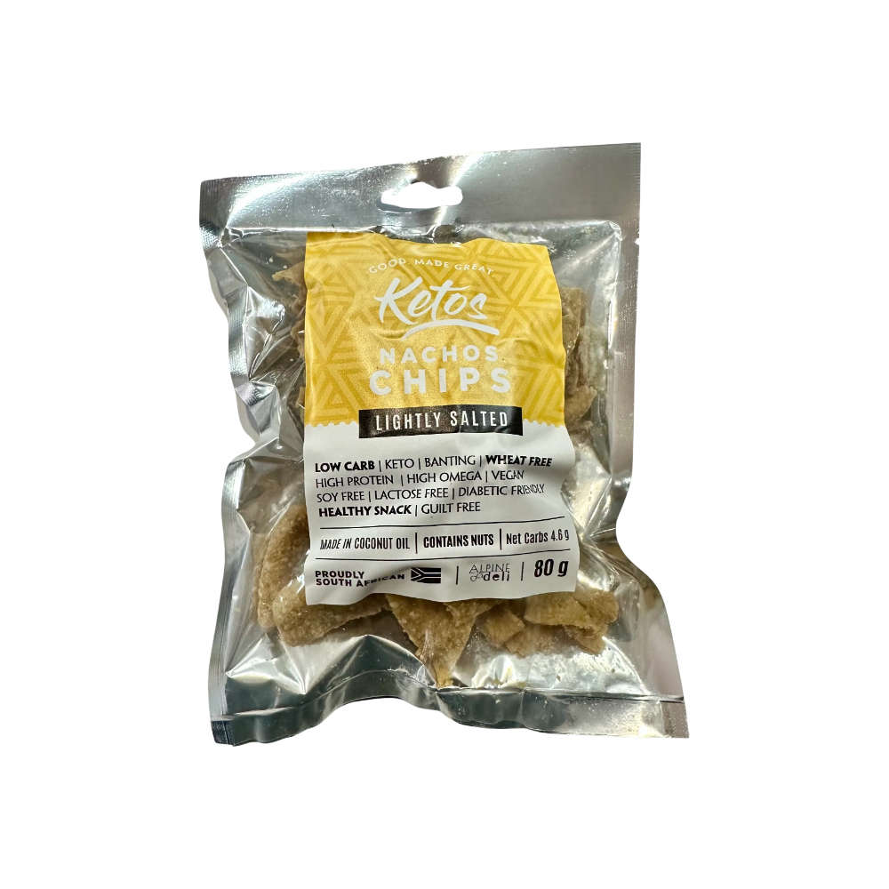 Ketos Low-Carb Chips | Lightly Salted - 80g