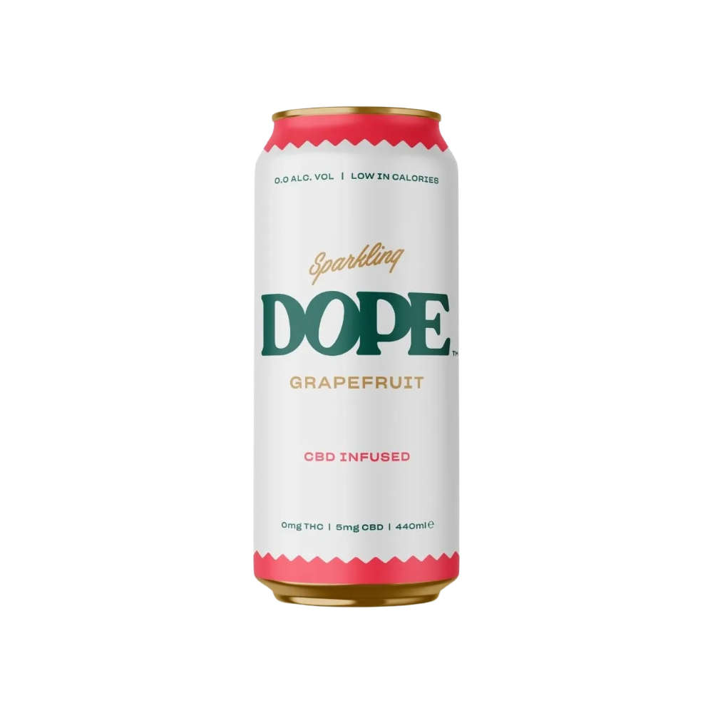 Dope Sparkling CBD Infused Drink Grapefruit - 440ml