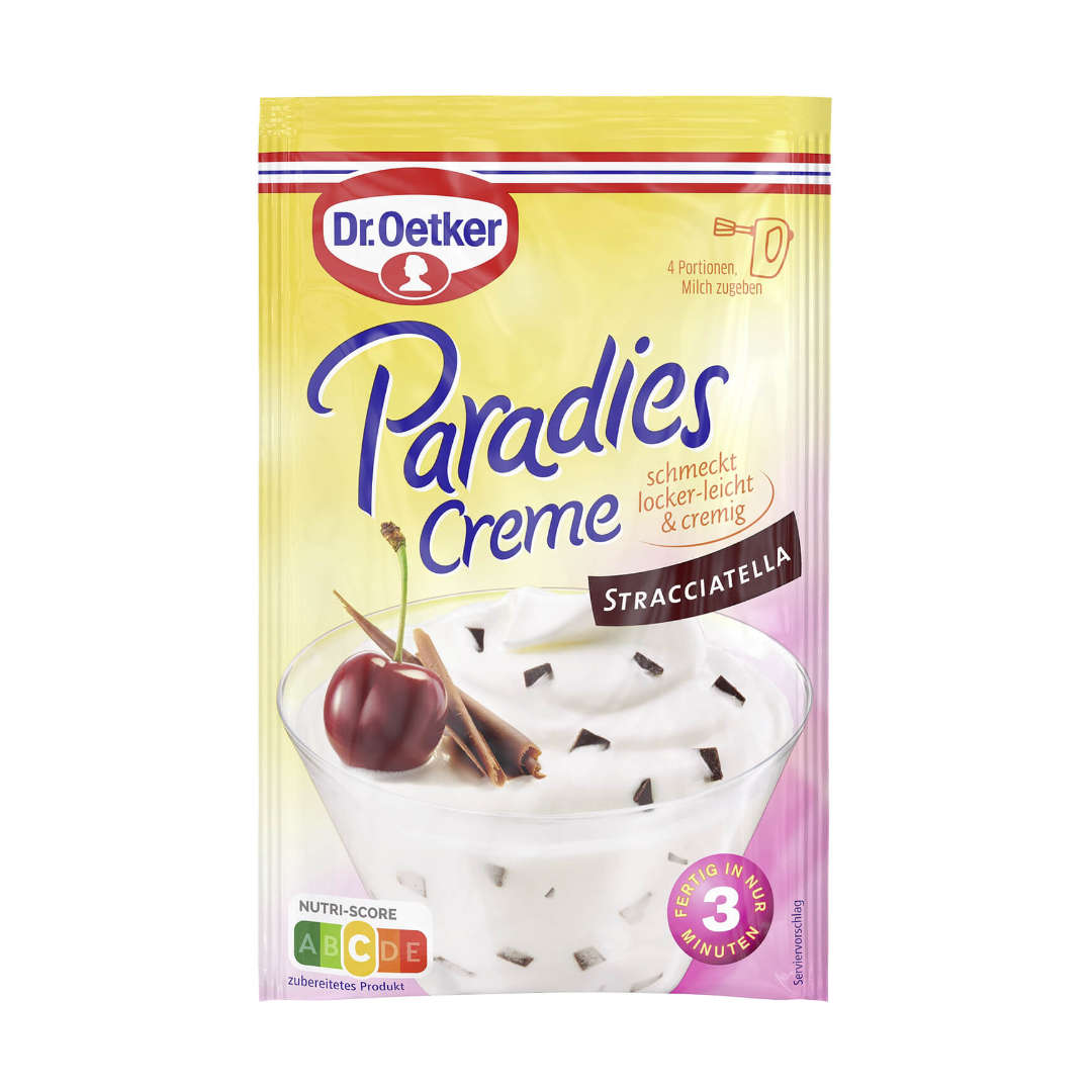 DR. OETKER Paradies Creme - Stracciatella Dessert  66g