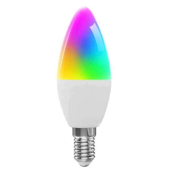 Smart LED WiFi Candle Bulb RGB 5W
