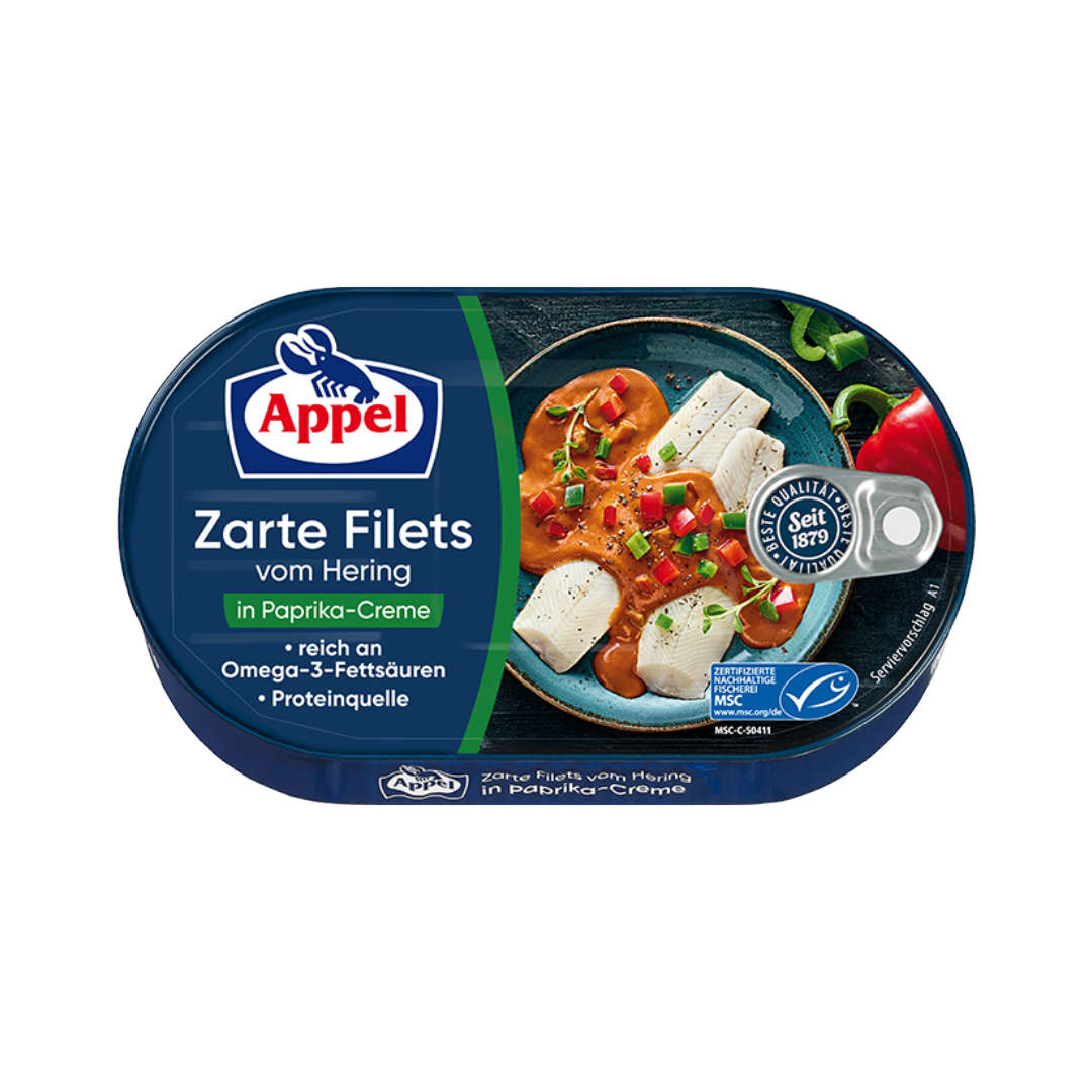 APPEL Herring Fillets in Paprika Cream - 200g