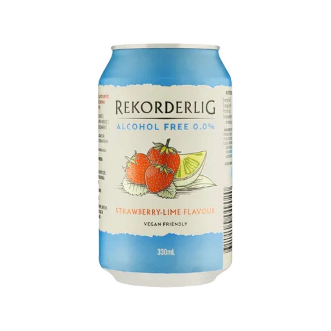 Rekorderlig 0.0% Strawberry-Lime Cider - 330ml