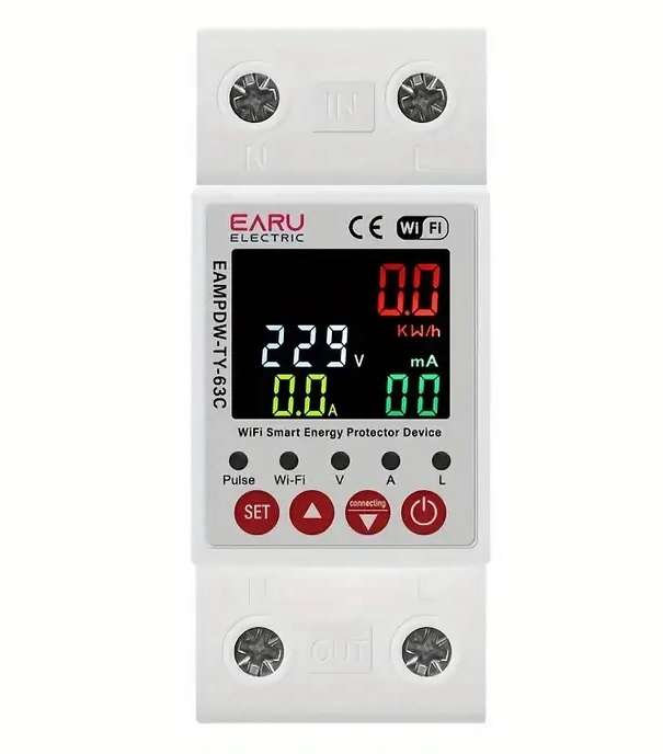 Smart WiFi Earth Leakage with Colour Display (63C)