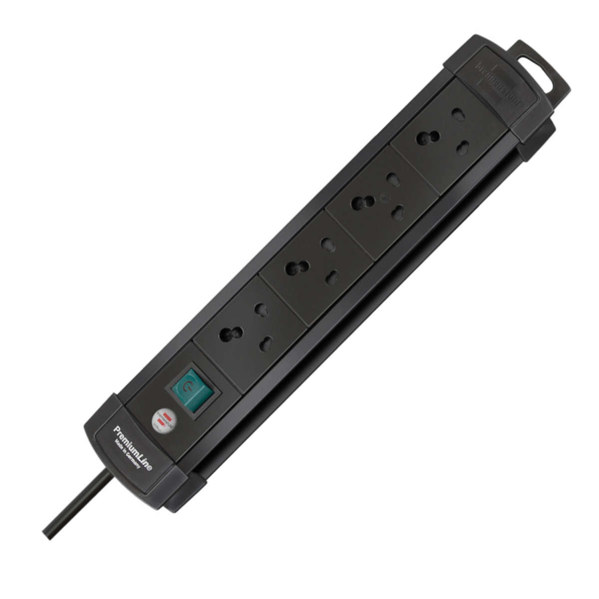 Brennenstuhl Premium-Line Multiplug 4-way SA 1.8m - Black (3155117014) SCRATCHED CONSIGNMENT