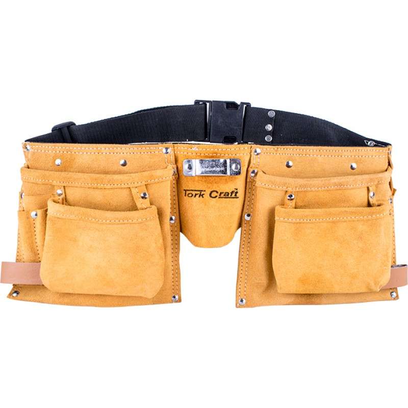 Tork Craft 11 Pocket Leather Tool Belt