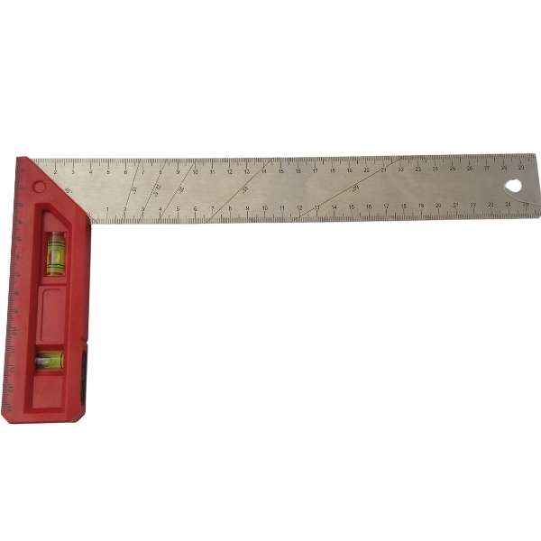 Tork Craft - Try Square 300m x 150mm with Level and Plumb Vial