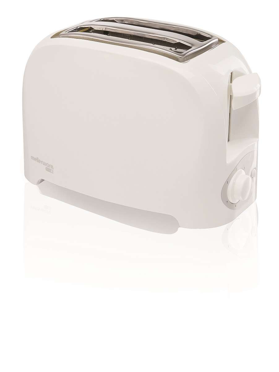 Mellerware - 2 Slice Eco Toaster - White