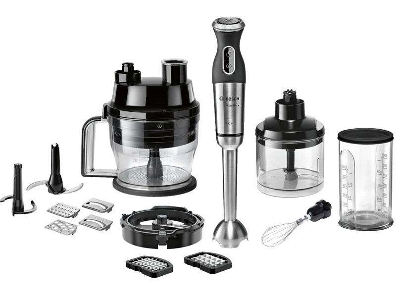Bosch Hand Blender Set Black Brush Stainless Steel (MSM881X2)