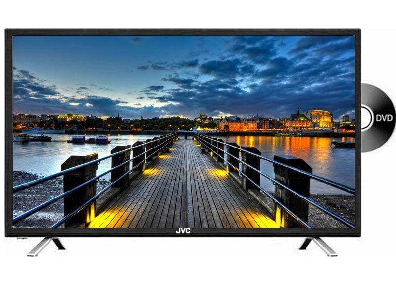 JVC 32 Inch HD LED TV with Built-In DVD Player (LT-32ND35)