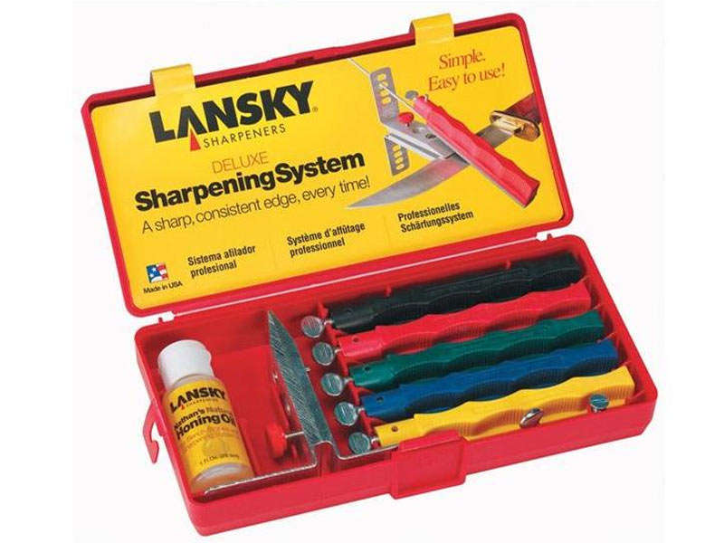 Lansky Deluxe 5 Stone Sharpening Kit (NL-LKCLX)