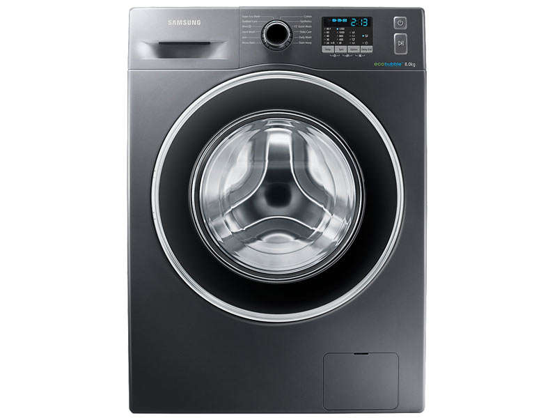 Samsung Washer With Eco Bubble Tech 8 KG (WF80F5EHW2X)