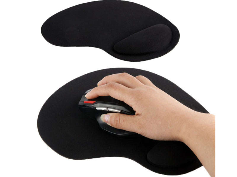 Tuff-Luv Ultra Slim Wrist Supporter Mouse Pad - Black (A4_68)