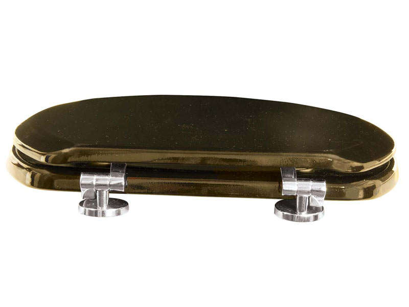 Wildberry Toilet Seat Mdf Mahogany C/P (ABS2537)