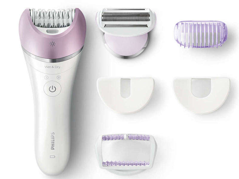 Philips BRE630/00 Satinelle Advanced Wet or Dry Epilator 5 accessories