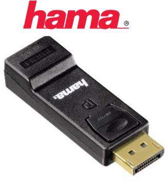Hama Adapter Displayport To Hdmi (54586)