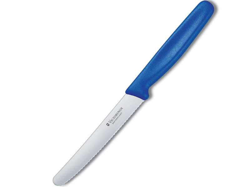 Victorinox Steak Knife Serrated Blue Round - 11cm (V5.0832)
