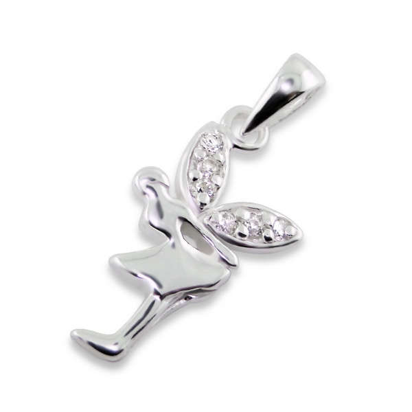 POST22-SS  Sterling silver star pendant necklace