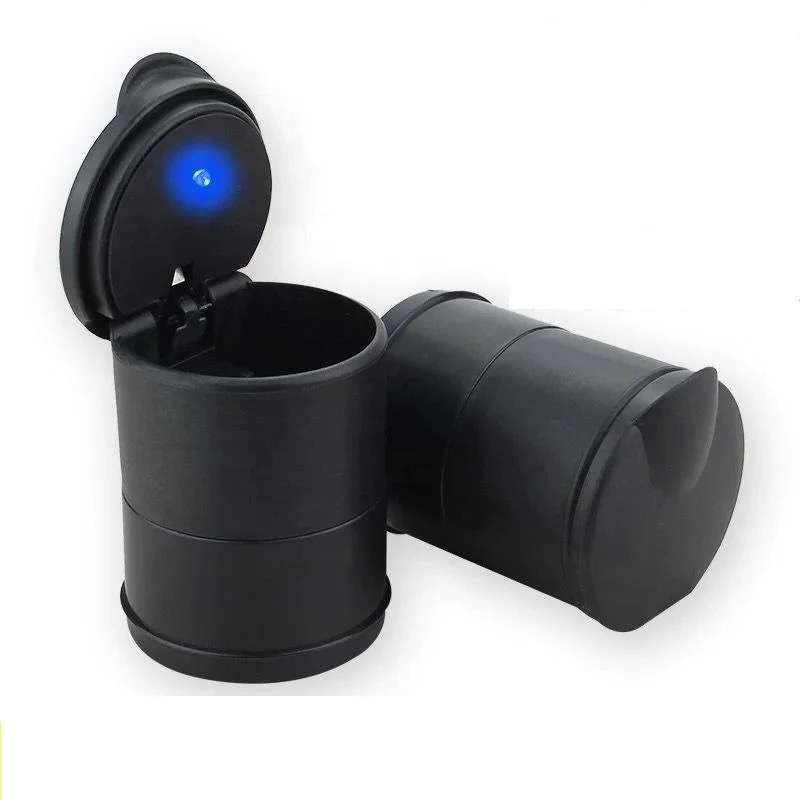 Portable Car Truck Auto Office Cigarette Ashtray LED - Set Of 2