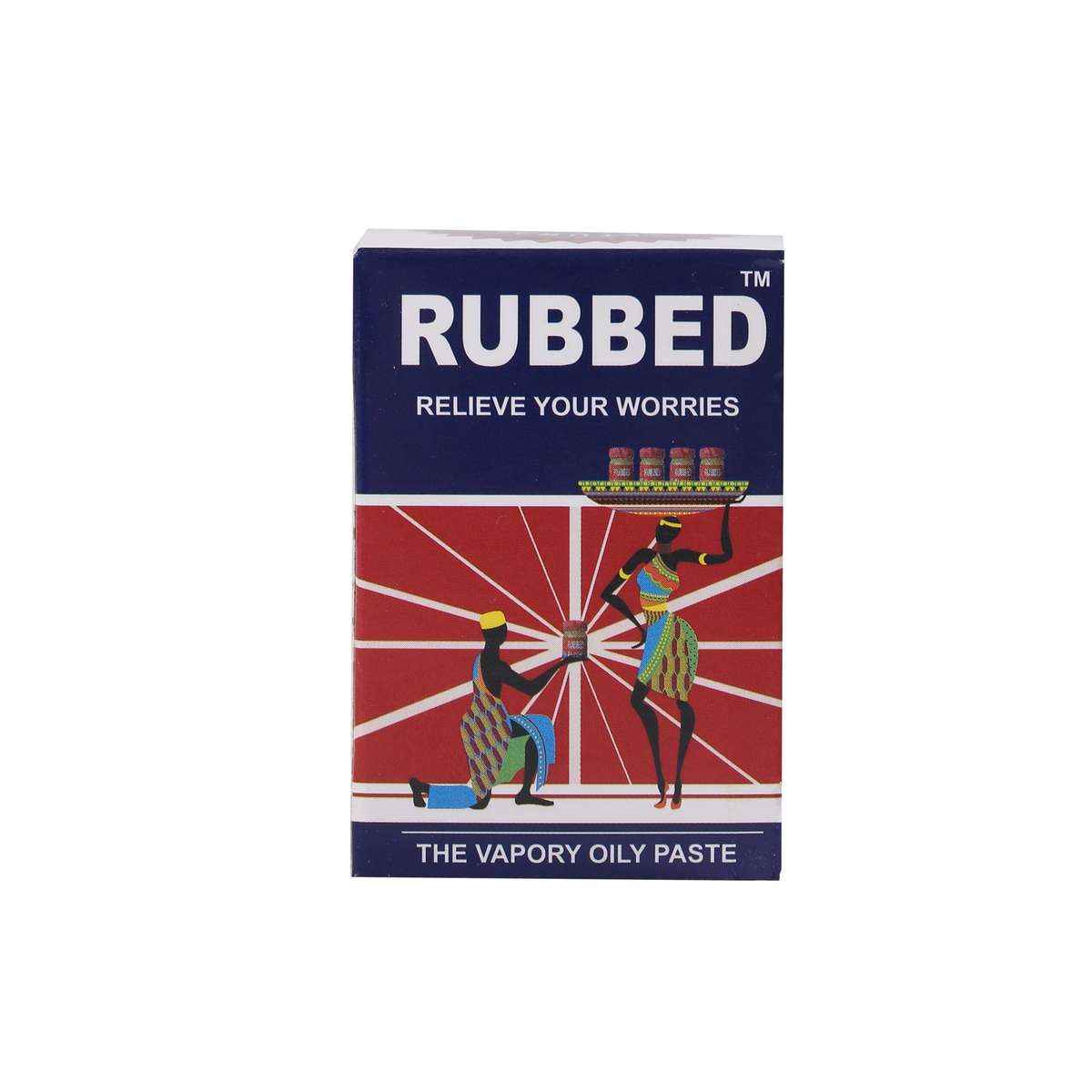 RUBBED Mint Essential Oil Pain Relief Balm Cream Vaporizing Ointment 25g