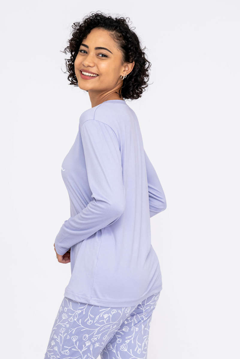 Womens Winter Pyjama Set Long Sleeve PJ