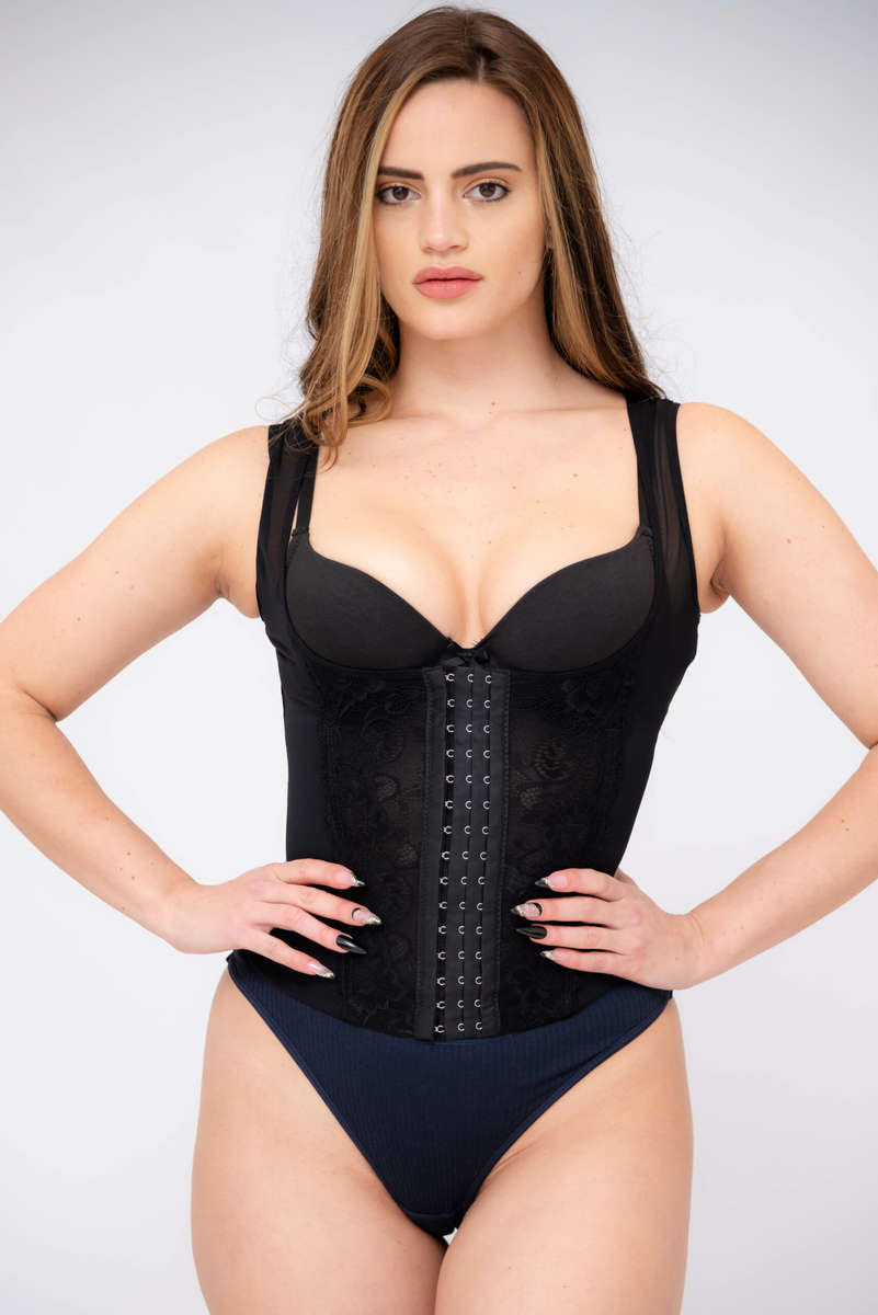 Women Waist Trainer Corset Firm Control Shapewear Slim Shaper Open Bust Bodysuit
