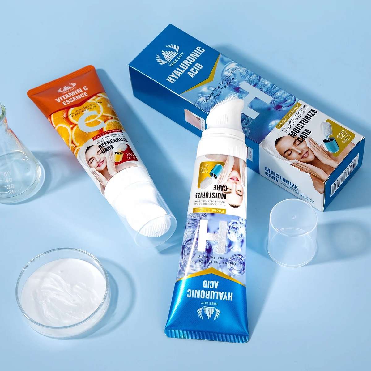 Facial Cleanser with Hyaluronic Acid 120g