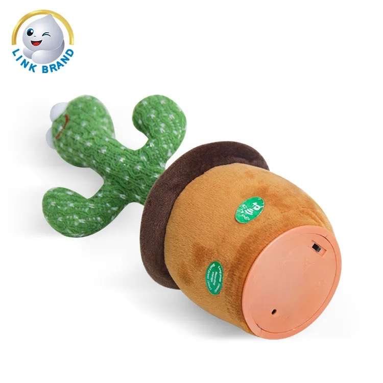 Dancing Cactus Singing Mimicking Light Interactive Toy