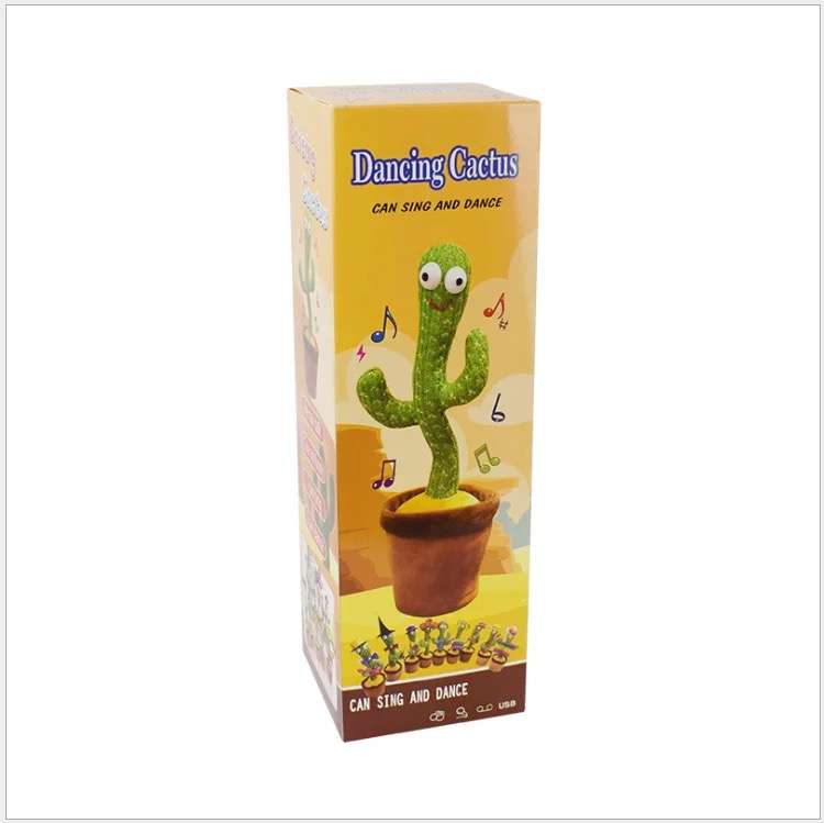 Dancing Cactus Singing Mimicking Light Interactive Toy