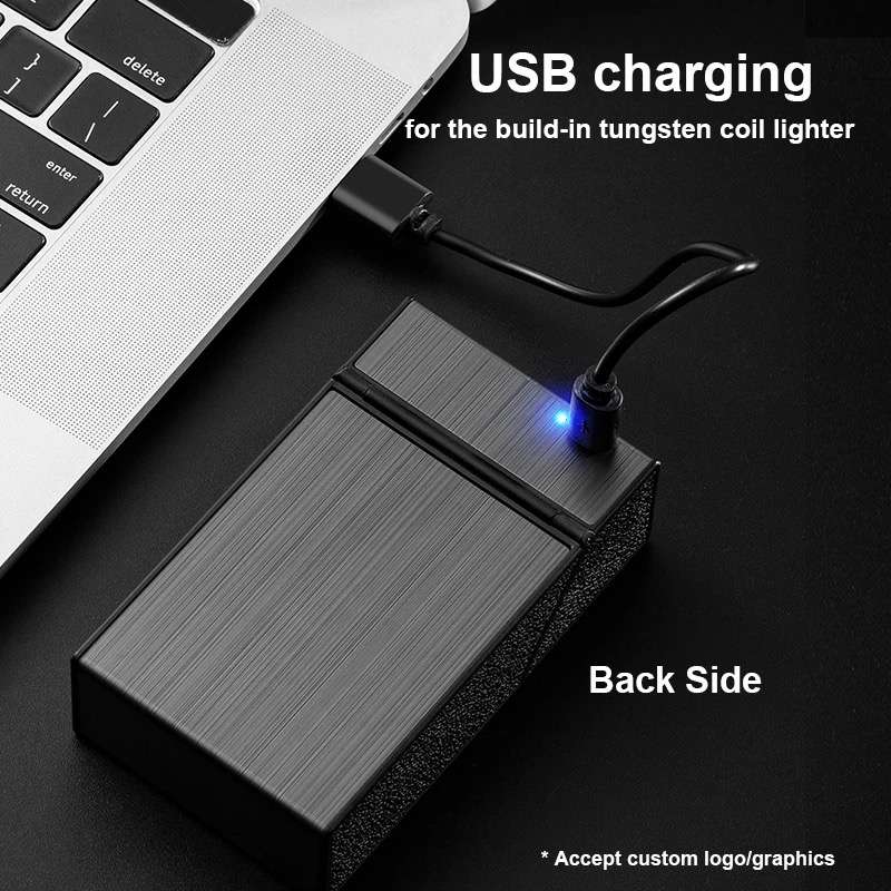 Rechargeable Cigarette Lighter Case 20s