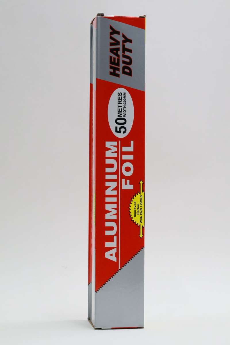 50m Heavy Duty Aluminum Cooking Foil Wrap 300mm X 50m
