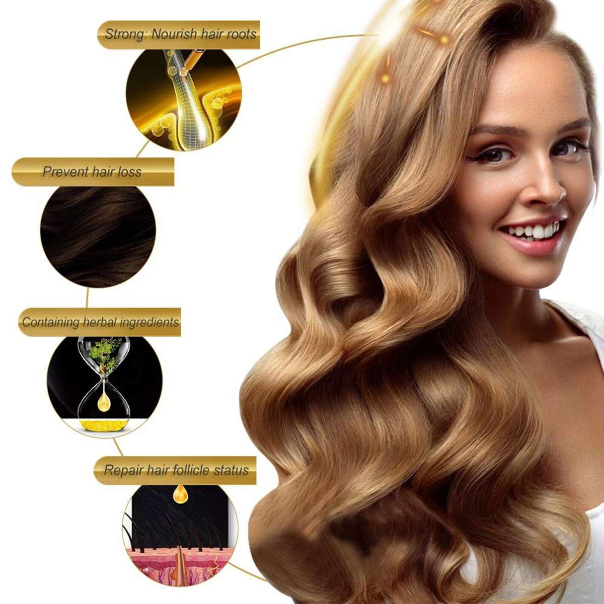 Ginger Anti-Hair Loss 100ml Thickening Conditioner Shampoo and Faster Hair Growth for Women and Men