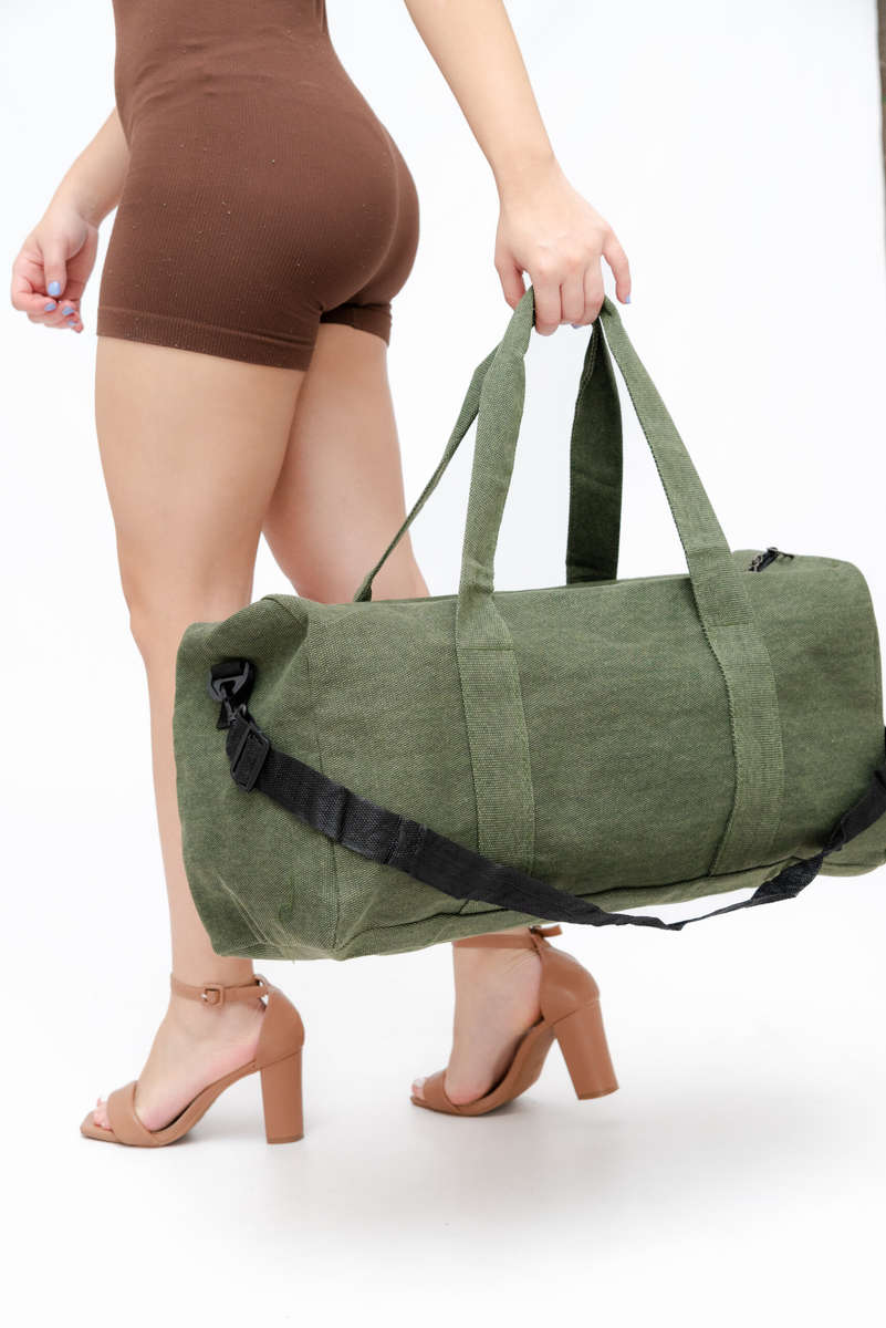 Large Canvas Military Luggage Duffle Sports Bag