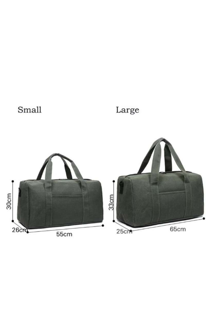 Large Canvas Military Luggage Duffle Sports Bag