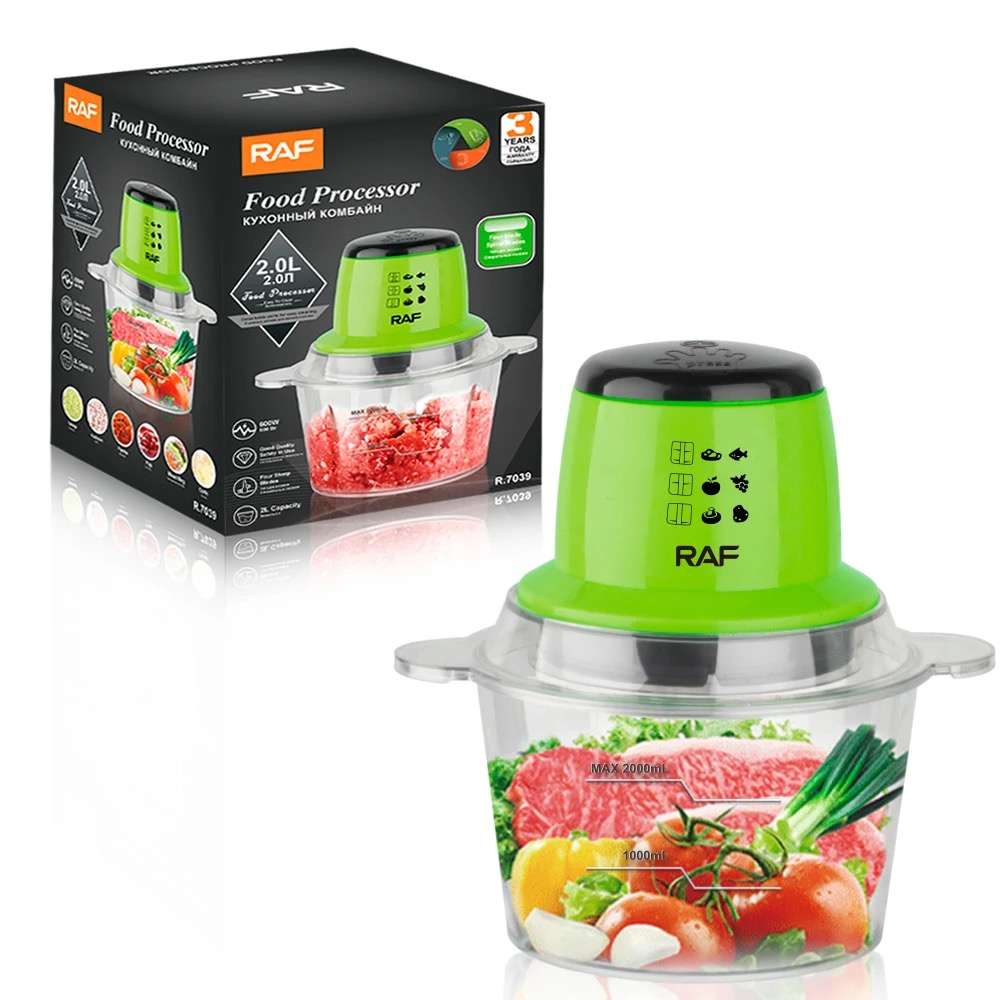 Multi-Function Electric Food Processor For Home Kitchen 2L 600w