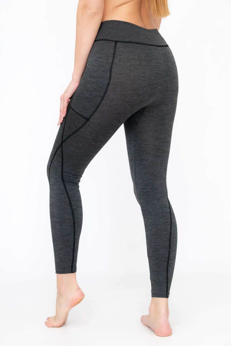 High Waist Sports Fitness Leggings With Pockets