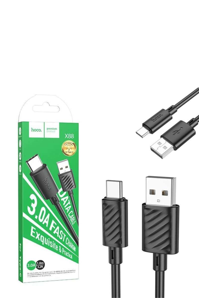 Hoco X88 3.0A-USB to Type-C Cable-Fast Charging & Data