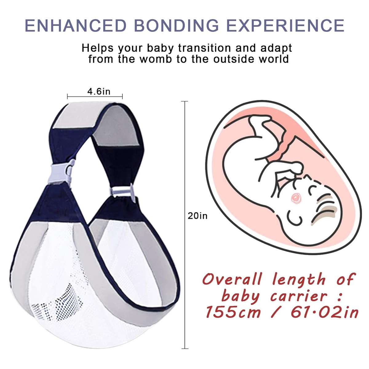 Baby Sling Adjustable Carrier