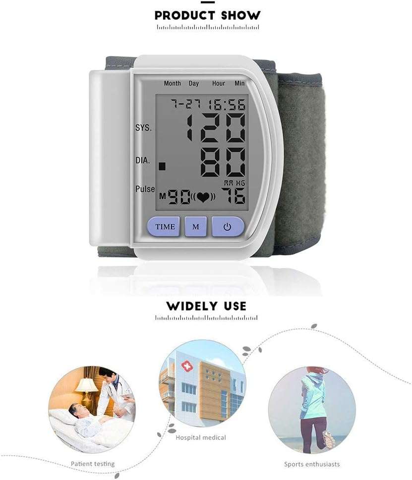Electronic Wrist Blood Pressure Monitor
