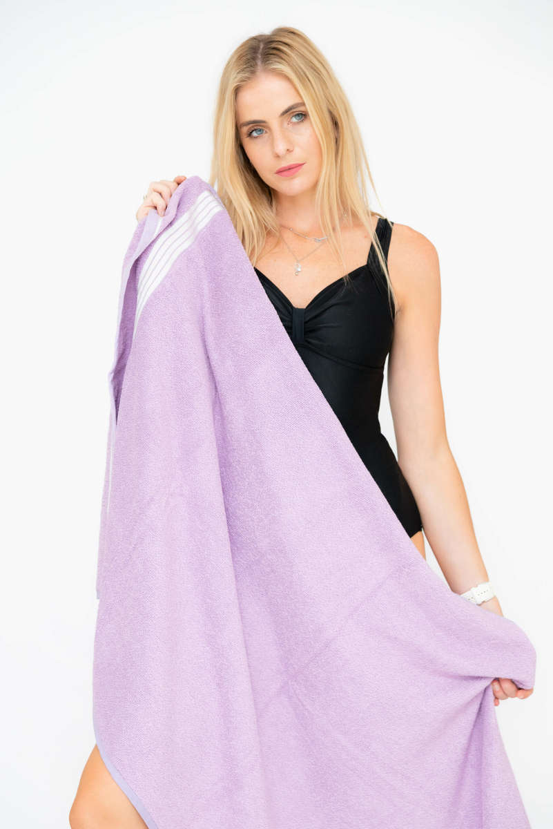 Senza Surf Time Quick Dry Cotton Bath Sheet Beach Towel 1400 X 700