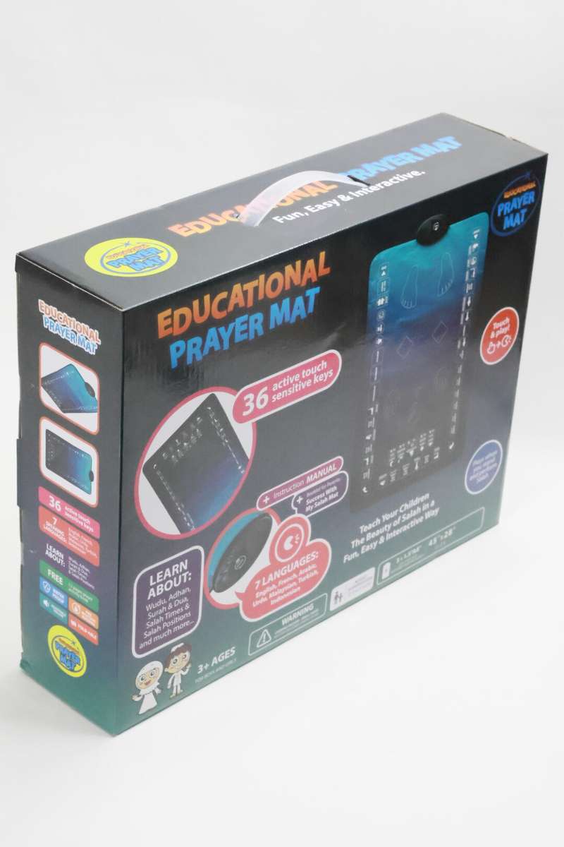 Smart Salah Mat Digital Interactive Educational Prayer Mat For Adults &amp; Kids 144cm x 75cm