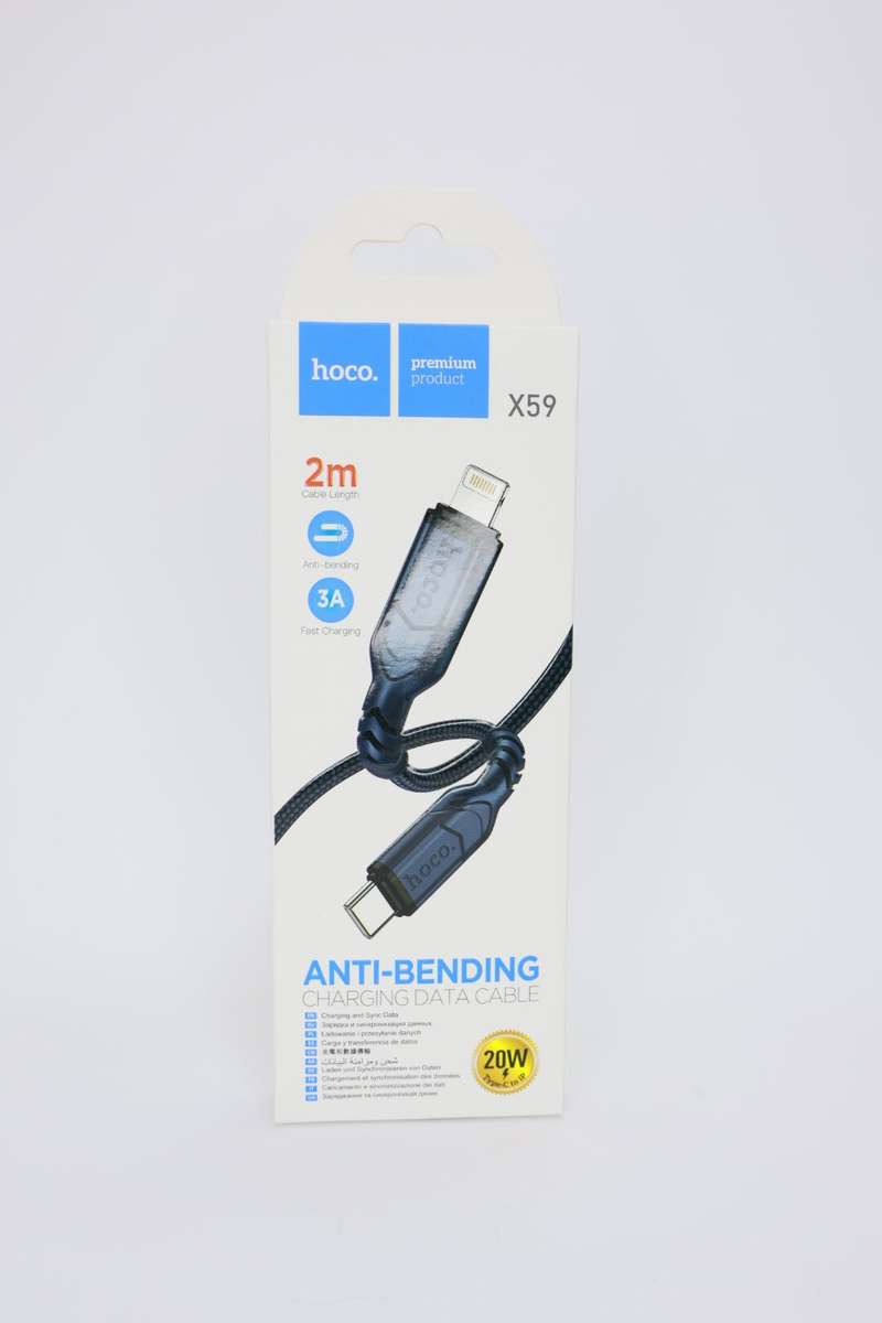 HOCO X59 Anti Bending PD 3A  Fast Charging Cable 2m Type C