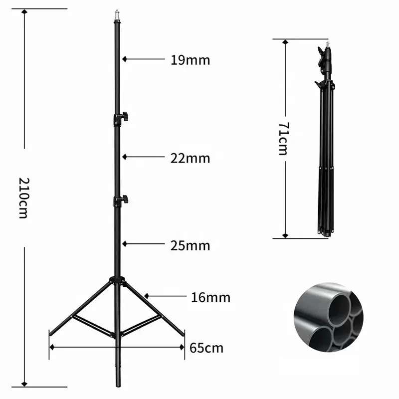 Heavy Duty Photography Light & Camera Stand 2100mm